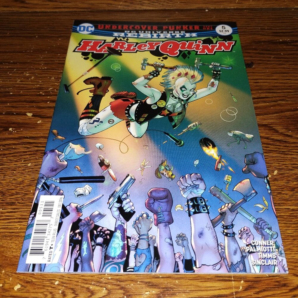 Harley Quinn #5 (DC Comics, 2016) Variant Cover A Rebirth
